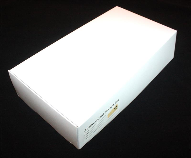 AP Card (Aperture Card) Storage Box, Acid Free, Archival, holds about